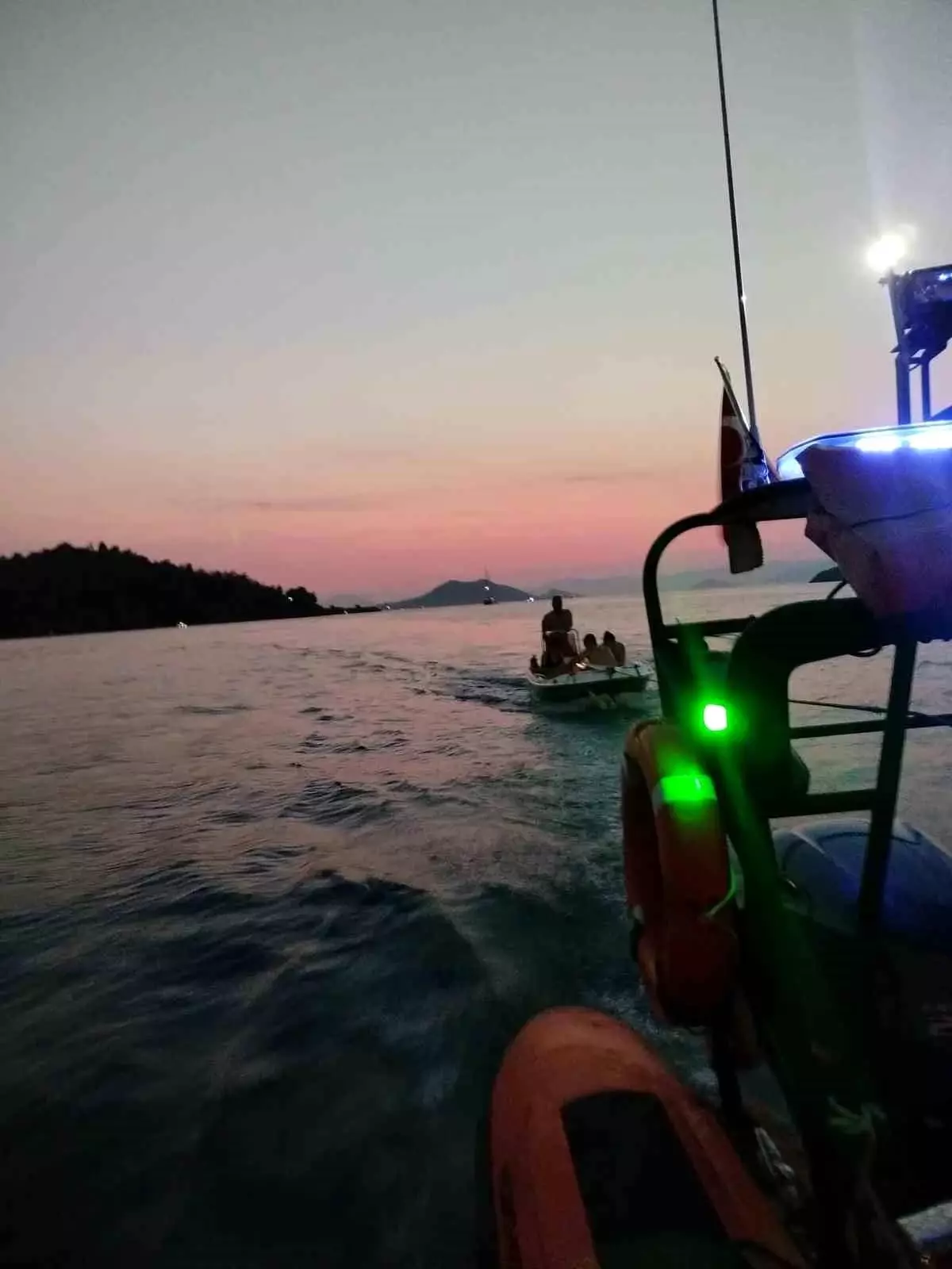 Fethiye Açıklarında Tekne Kurtarıldı