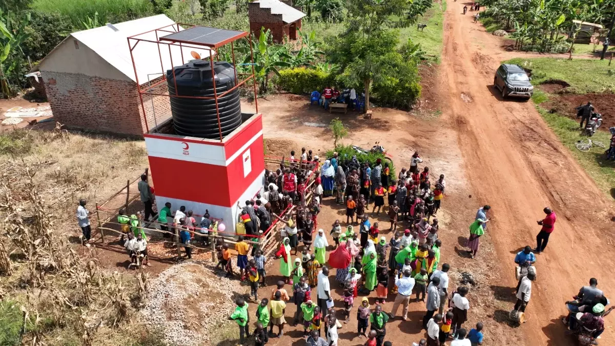 Türk Kızılay Uganda\'da 10 Su Kuyusu Açtı