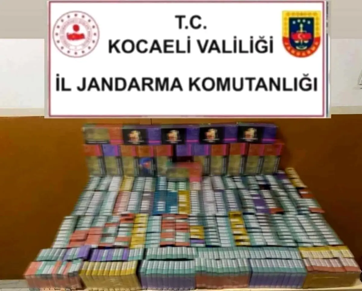 Kocaeli\'de 3,2 Milyon TL\'lik Kaçak Sigaralar Ele Geçirildi
