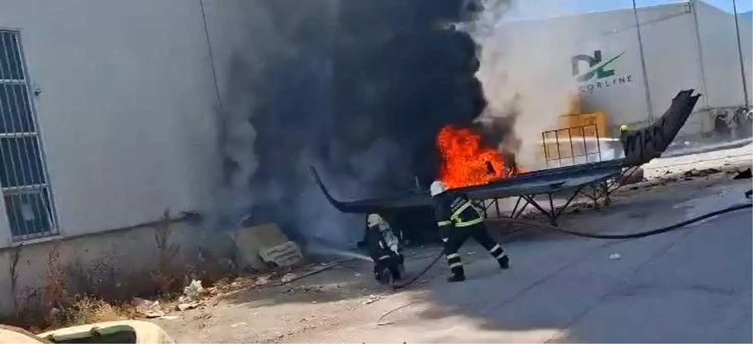 Bursa\'da Tekstil Fabrikasında Yangın Çıktı