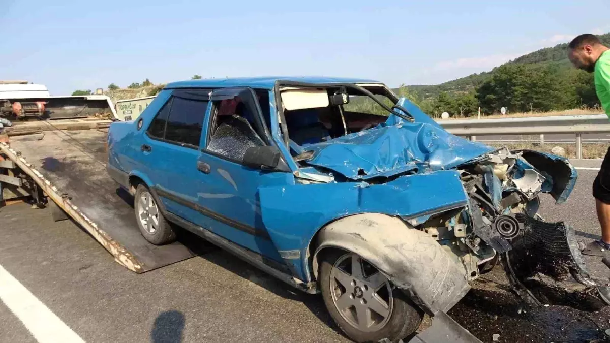 Tavşanlı\'da Trafik Kazası: 1 Yaralı