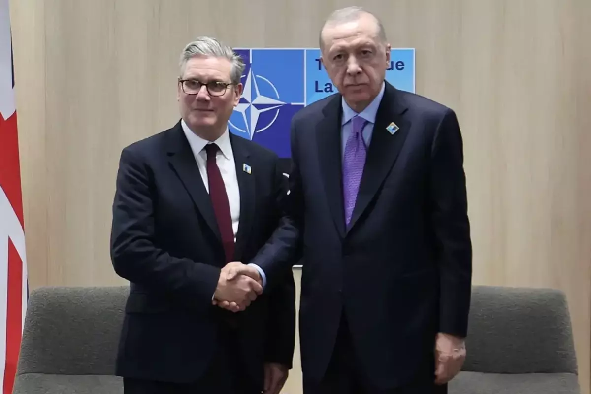 Cumhurbaşkanı Erdoğan, İngiltere Başbakanı Starmer ile Eurofighter ihracatını görüştü