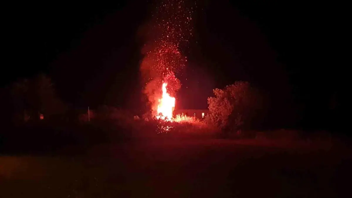Datça\'da Yangın Kısa Sürede Söndürüldü
