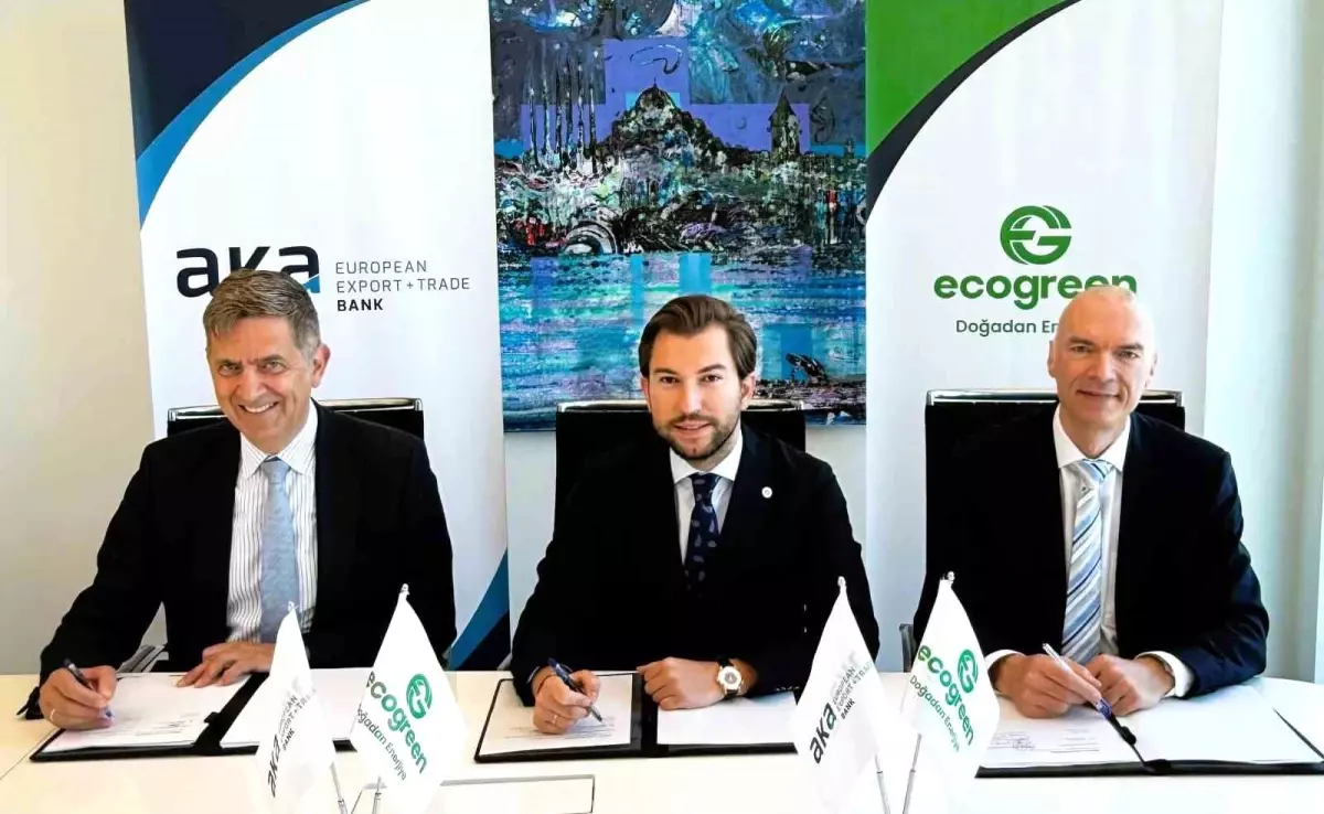 Ecogreen Enerji, 76,7 Milyon Euro Finansman Anlaşması İmzaladı