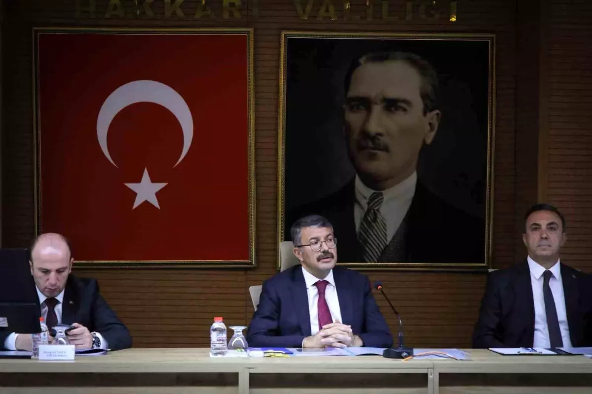 Hakkari\'de 2025 Yılı Koordinasyon Toplantısı Yapıldı