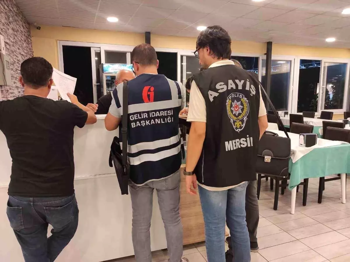 Mersin\'de Ruhsatsız İşletmelere Cezalar