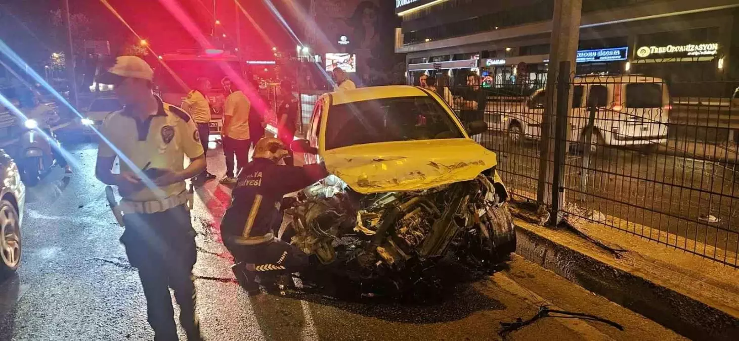 Antalya\'da Alkol Testi Sonrası Kaza