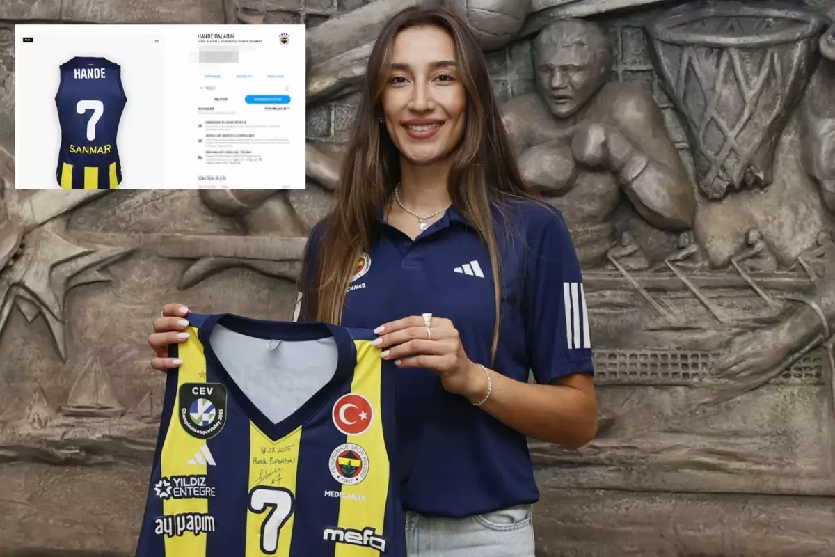 Hande Baladın\'ın forması açık artırmada rekora koşuyor! Mourinho ve Arda Güler\'i bile solladı
