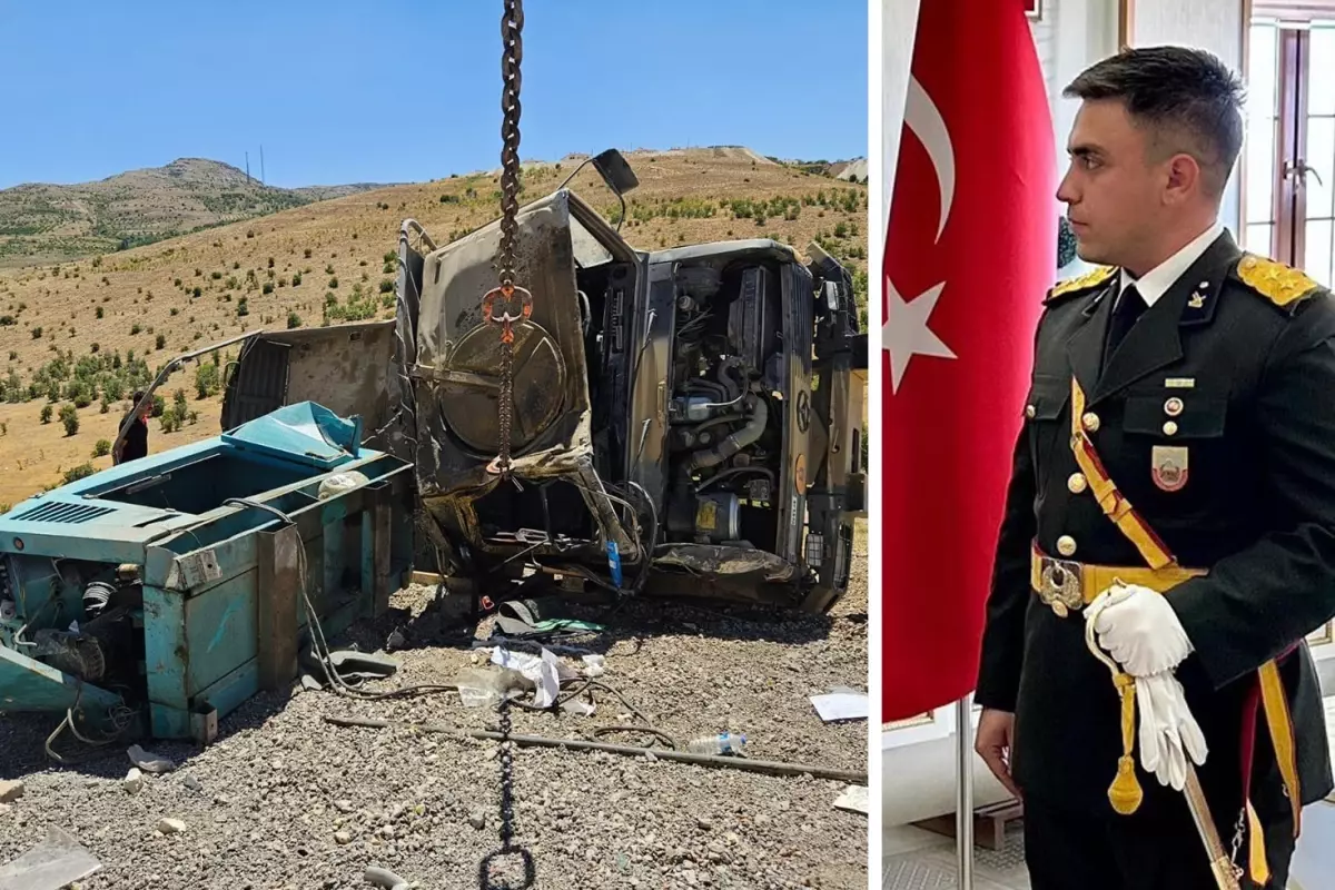 Malatya\'da askeri araç devrildi: Üsteğmen Tuğrul Özsu şehit oldu