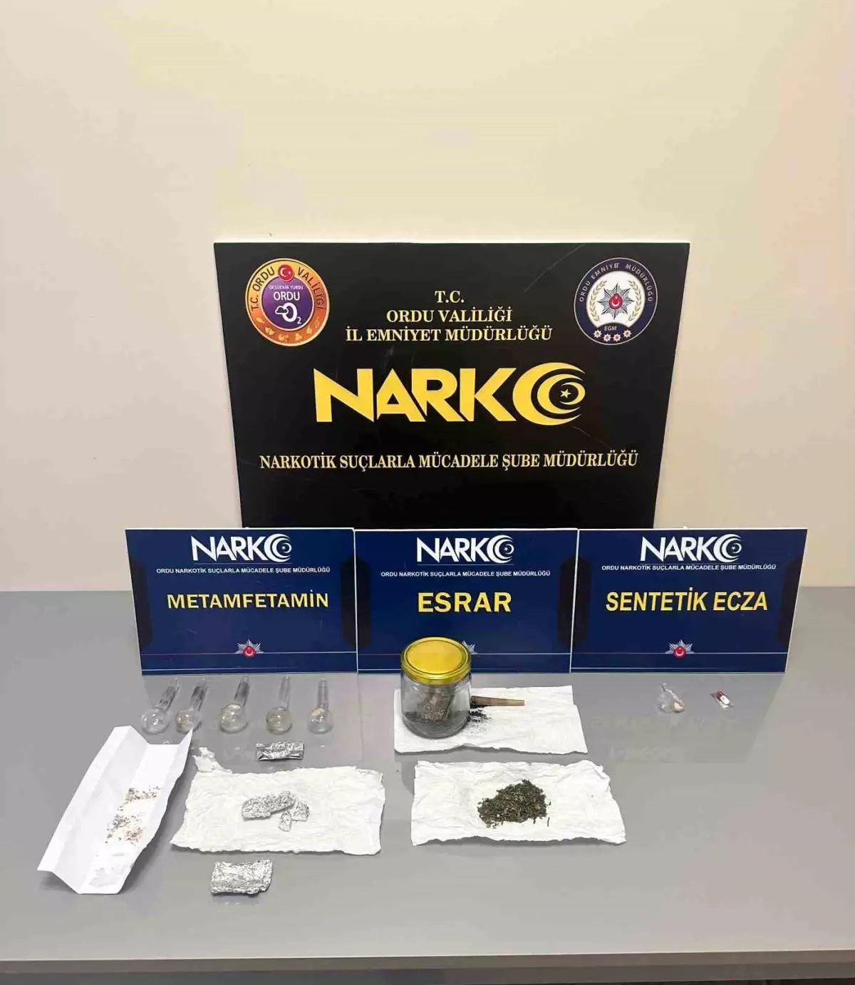 Ordu\'da Uyuşturucu Operasyonu: 4 Tutuklama