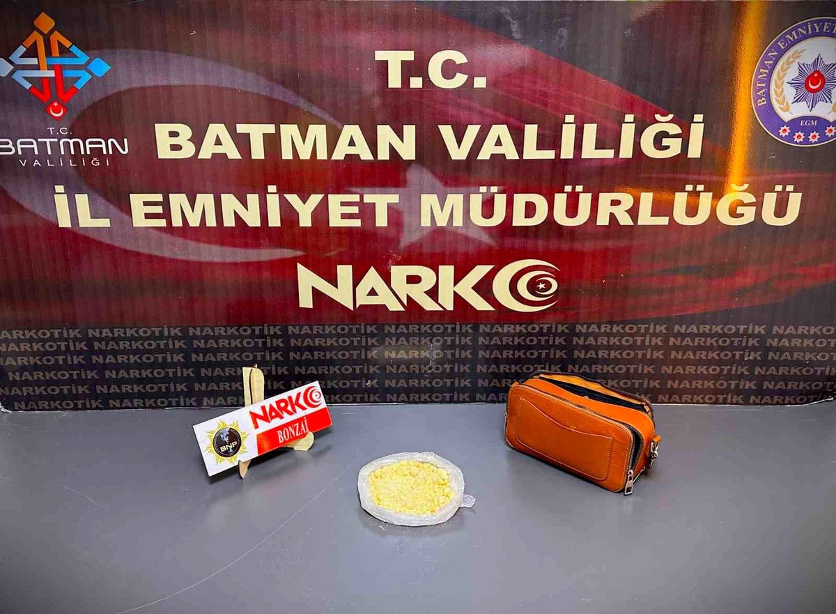 Batman\'da Uyuşturucu Yakalandı