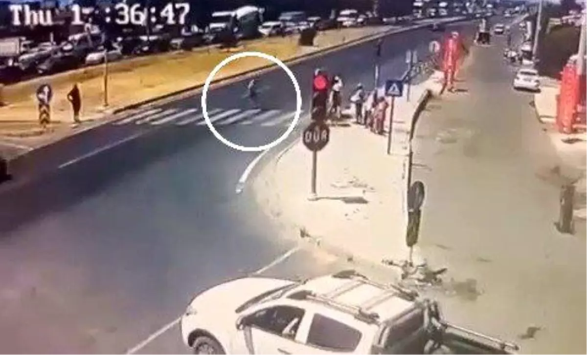 Tekirdağ\'da Kırmızı Işıkta Yaya Kazası