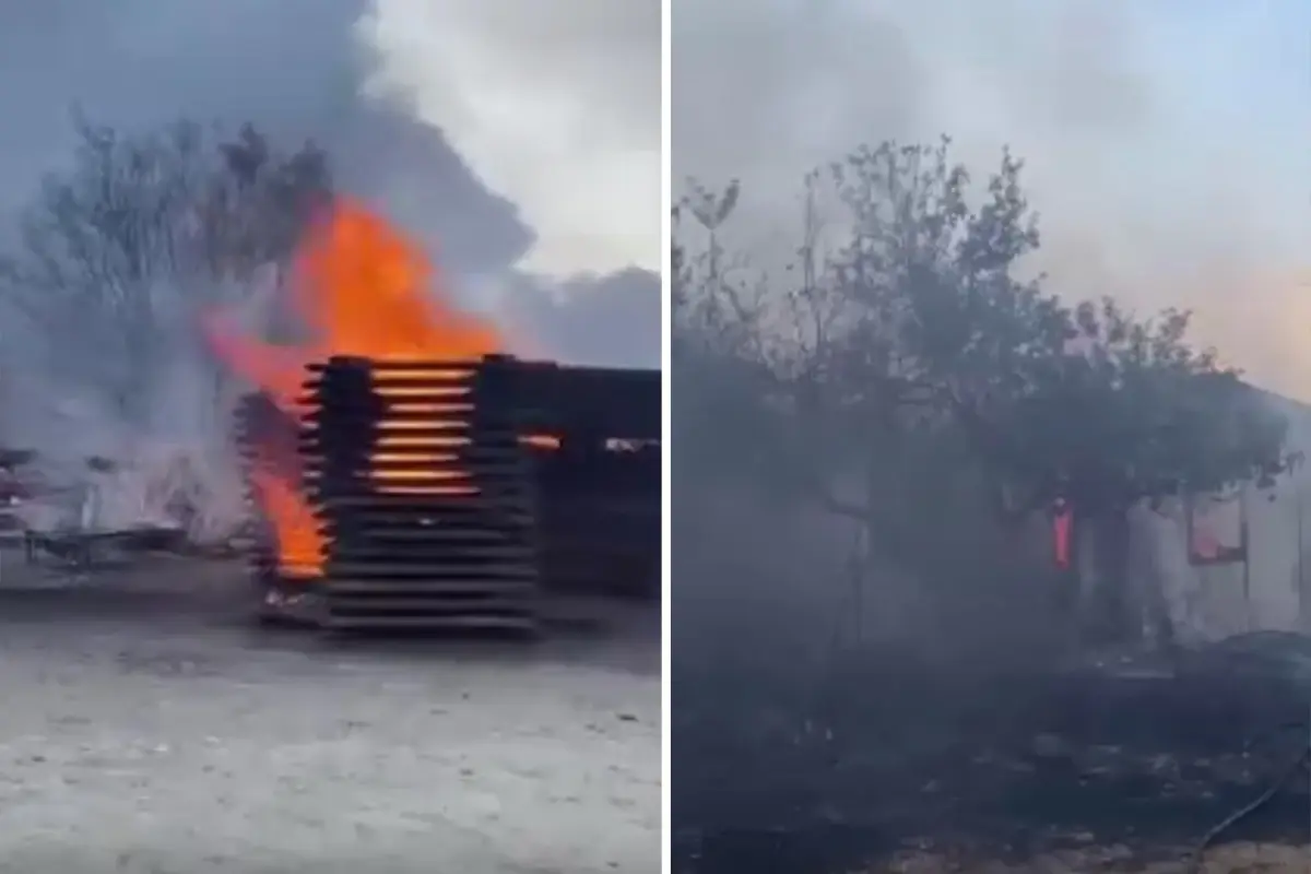 Antalya\'da çıkan yangın fabrikaya sıçradı