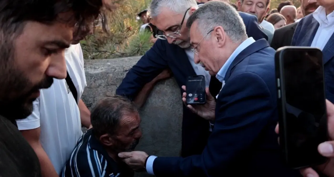 Cumhurbaşkanı Erdoğan, Orman Yangınında Şehit Olan Ormancının Babasına Baş Sağlığı Diledi