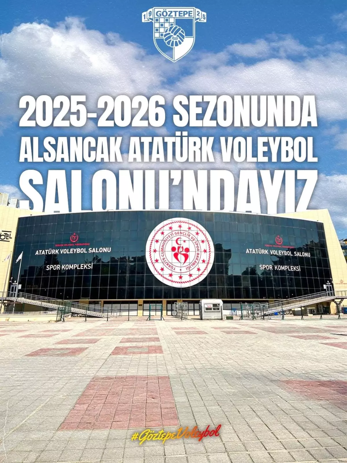 Göztepe Voleybol, Maçlarını Alsancak\'ta Oynayacak