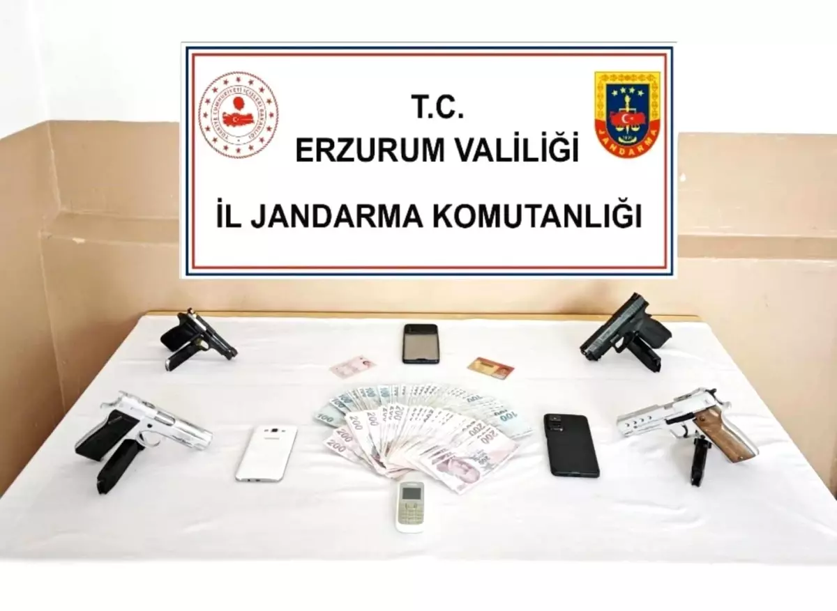 Erzurum\'da Jandarmadan Silah Operasyonu