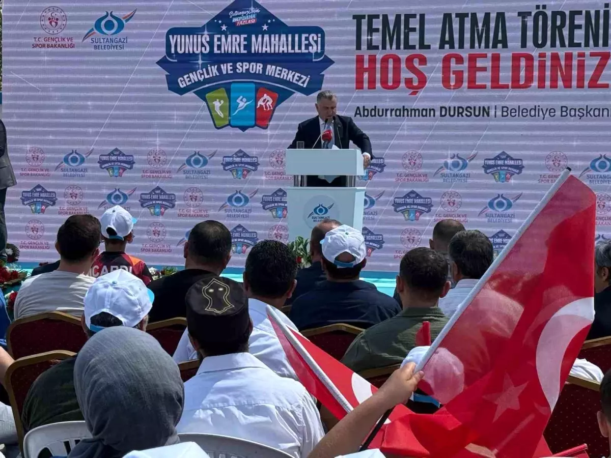 Sultangazi\'ye Gençlik ve Spor Merkezi Temeli Atıldı