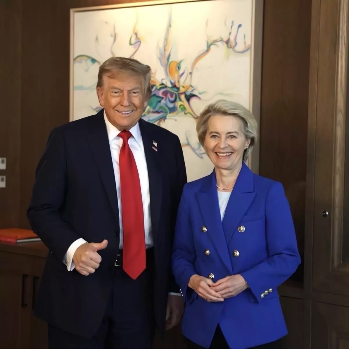 Trump ve von der Leyen İskoçya\'da Ticaret Görüşmesi Yapacak