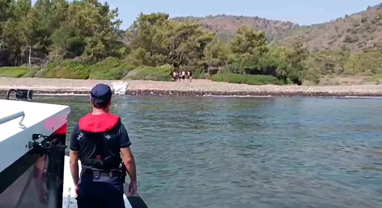 Datça\'da Düzensiz Göçmen Yakalandı