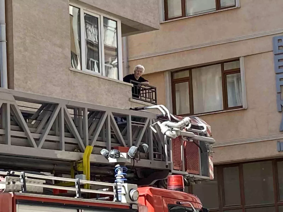 Eskişehir\'de Fırın Bacasında Yangın