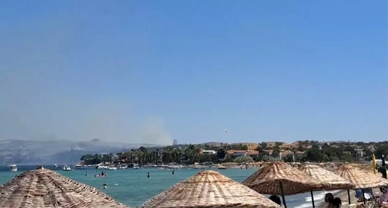 Gelibolu\'da Tarım Arazisinde Yangın