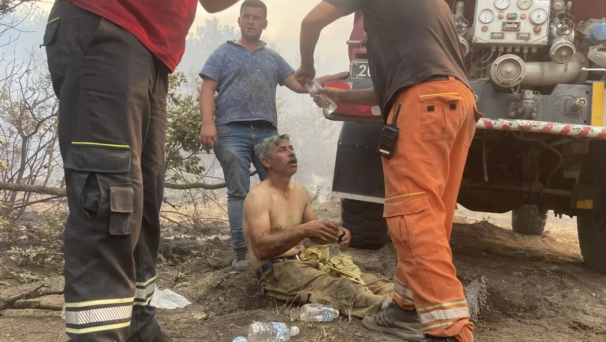 "Yanıyorum!" diyerek feryat eden orman işçisinin son hali