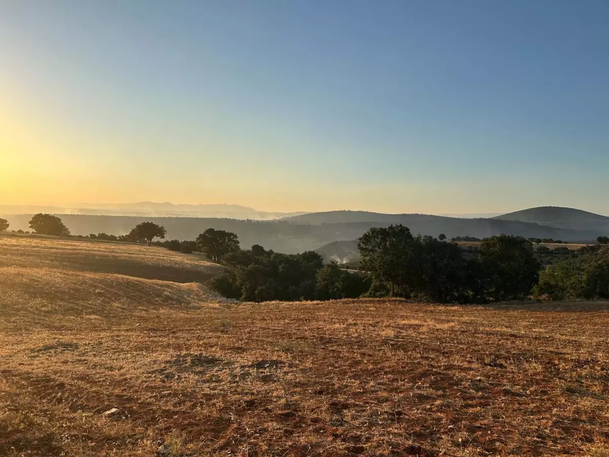 Sivaslı\'da Yangın 16 Saat Sonra Kontrol Altına Alındı