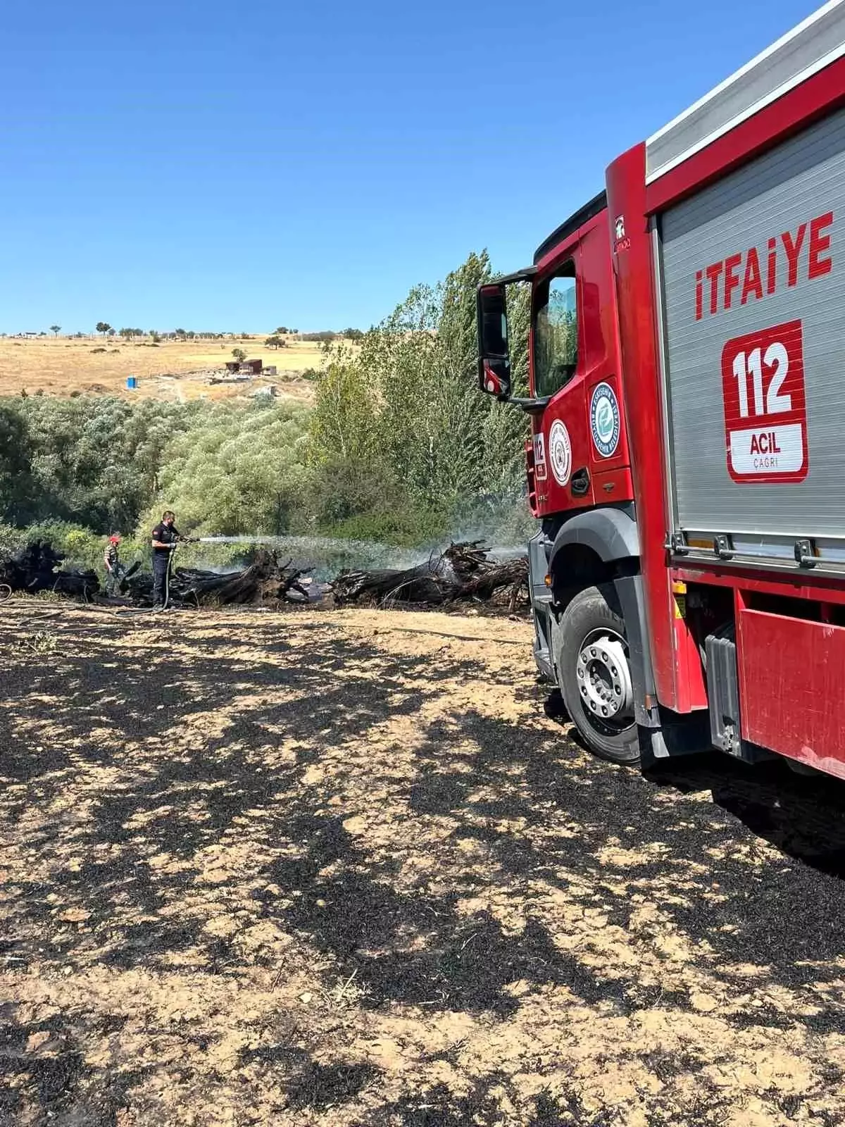 Eskişehir\'de Ekin Yangını Söndürüldü