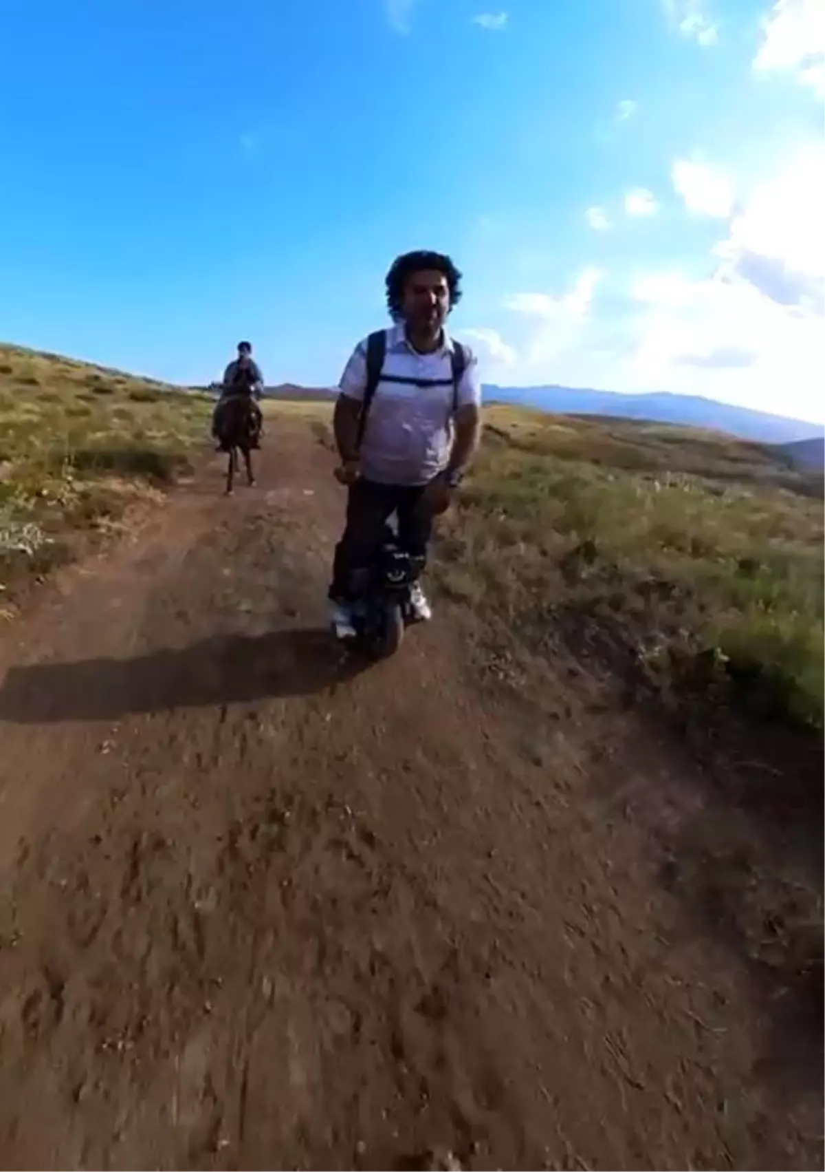 Resul Bağcı\'nın Atla Yarışı