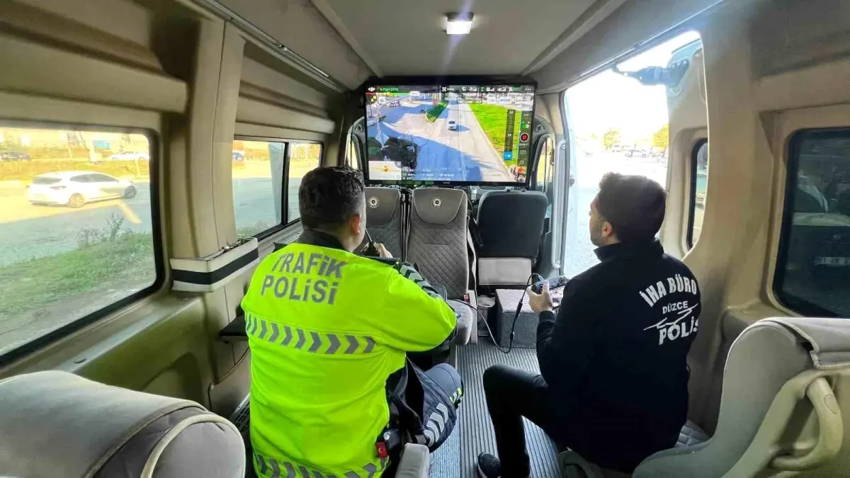 Düzce\'de Trafik Denetimi: 13 Bin Araç Kontrol Edildi