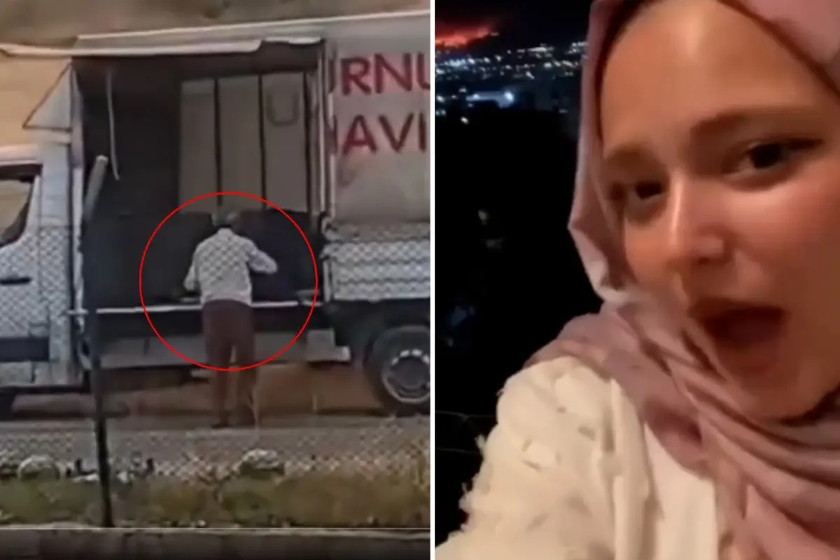 Helal olsun sana! Yangın bölgesinde gönülleri fetheden davranış