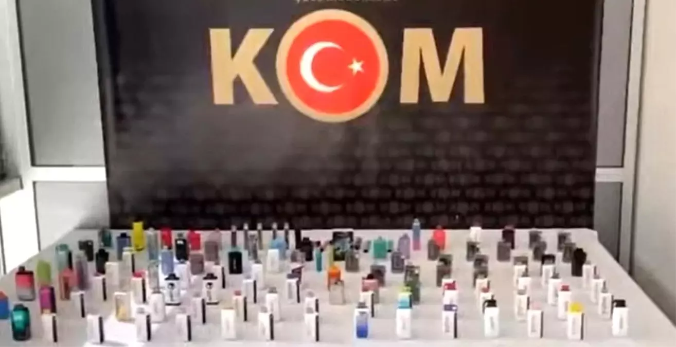 Kütahya\'da Kaçak Elektronik Sigaraya Operasyon