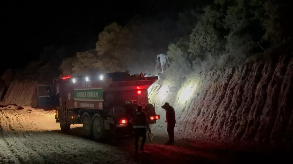 Turgutlu\'da Orman Yangını Kontrol Altına Alındı
