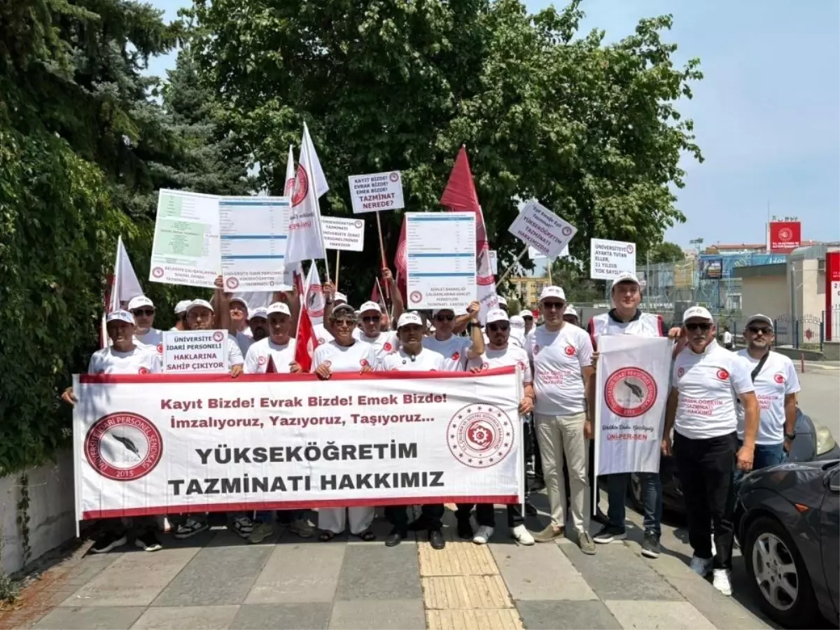 ÜNİPERSEN\'den Tazminat Eylemi