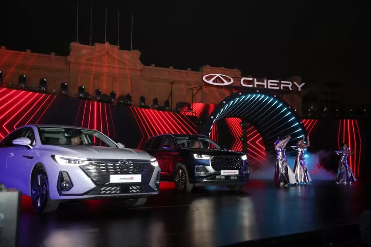 Chery, Mısır\'da Beş Yeni Model Tanıttı