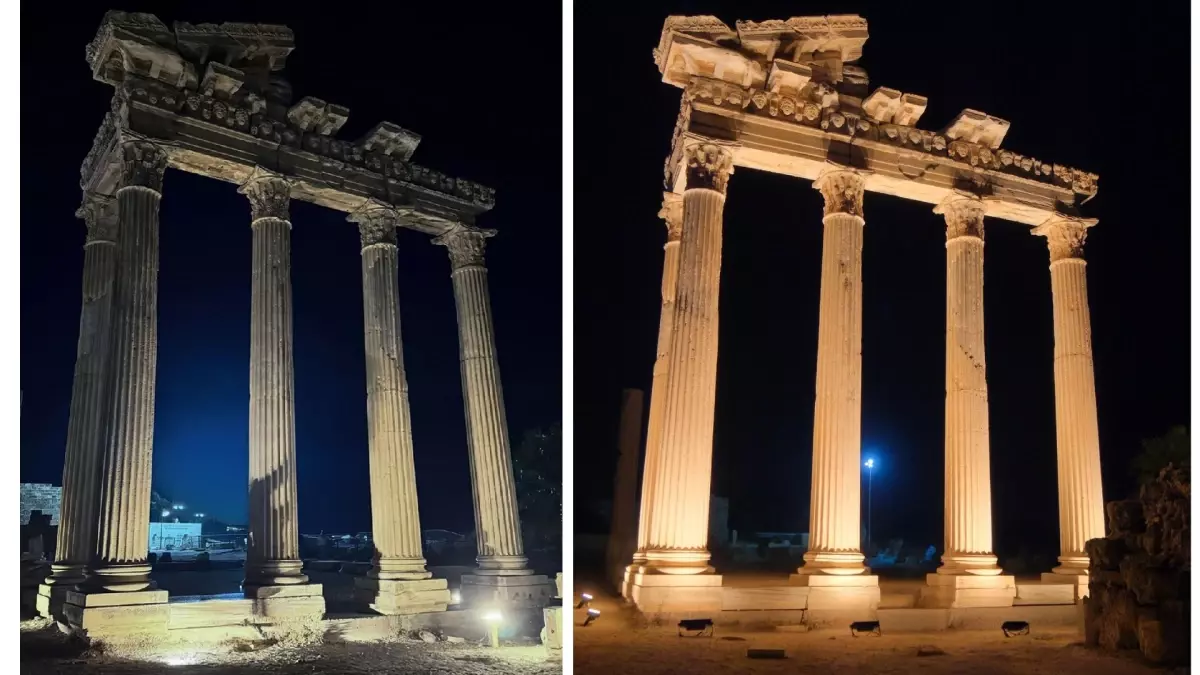 Apollon Tapınağı\'nın Aydınlatılması Türk Turizmini Yeniden Canlandırıyor