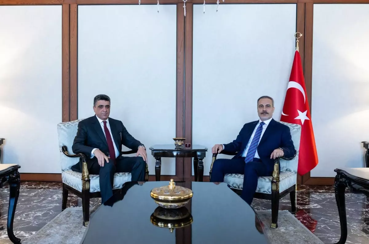 Hakan Fidan, Libya Sayıştay Başkanı\'nı Kabul Etti