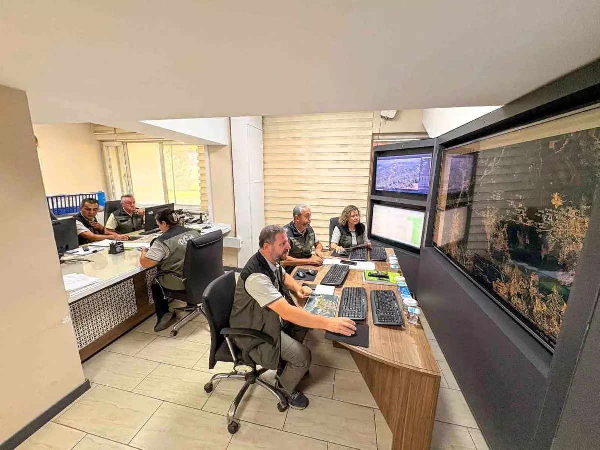 Bursa\'da Orman Yangınlarına Müdahale