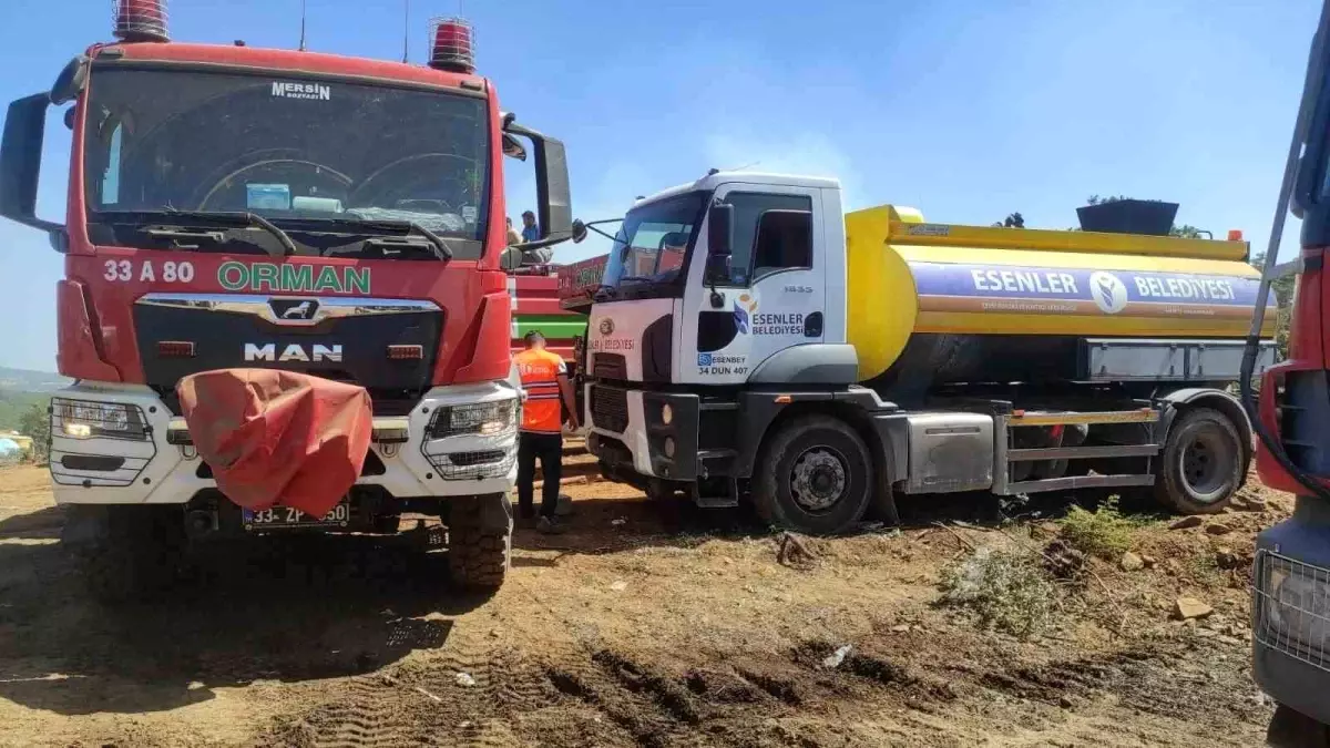 Esenler Belediyesi, Bursa\'daki Orman Yangınlarına Anında Müdahale Etti