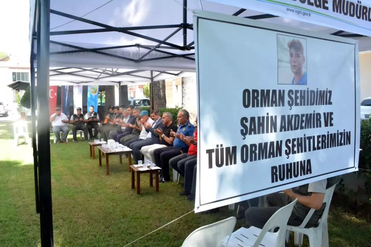 Köyceğiz\'de orman şehidi Akdemir için lokma hayrı yapıldı