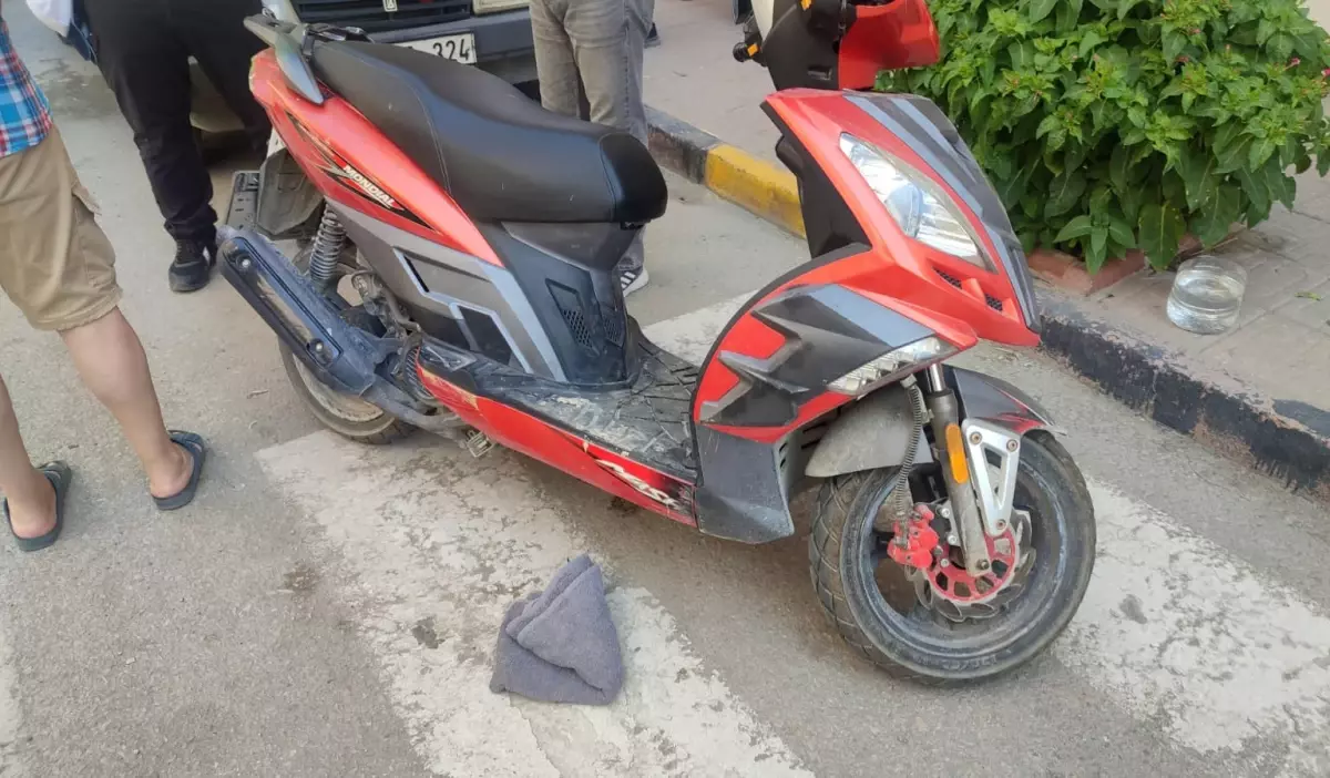 Edirne\'de motosiklet yayaya çarptı