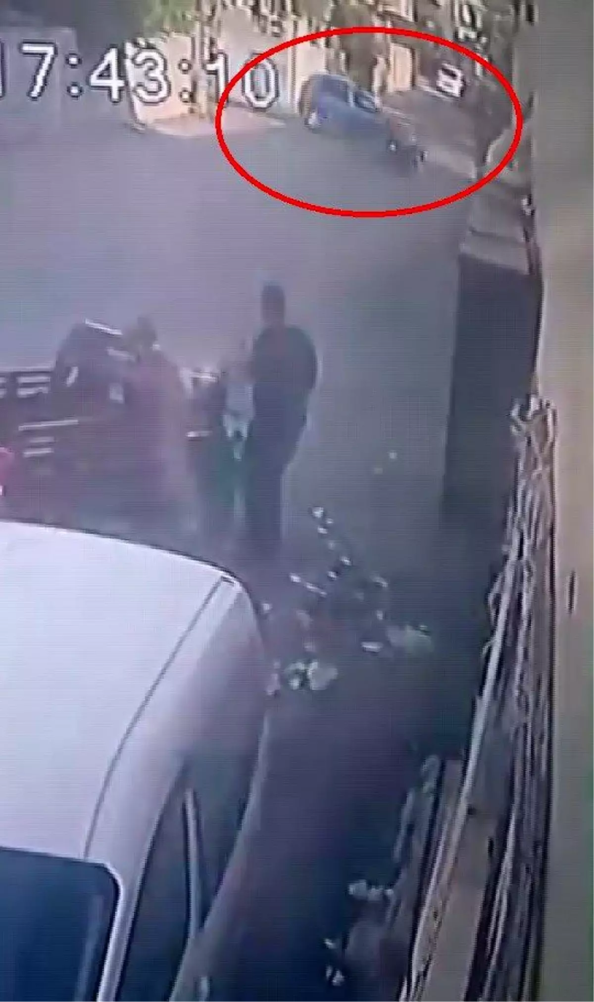 Reyhanlı\'da Motosiklet Kazası Kamerada