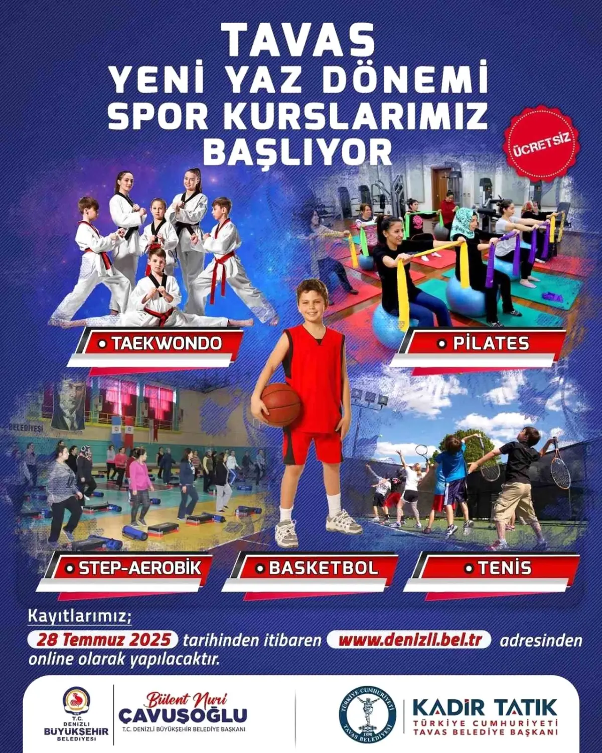 Tavas\'ta Yaz Spor Kursları Kayıtları Başladı