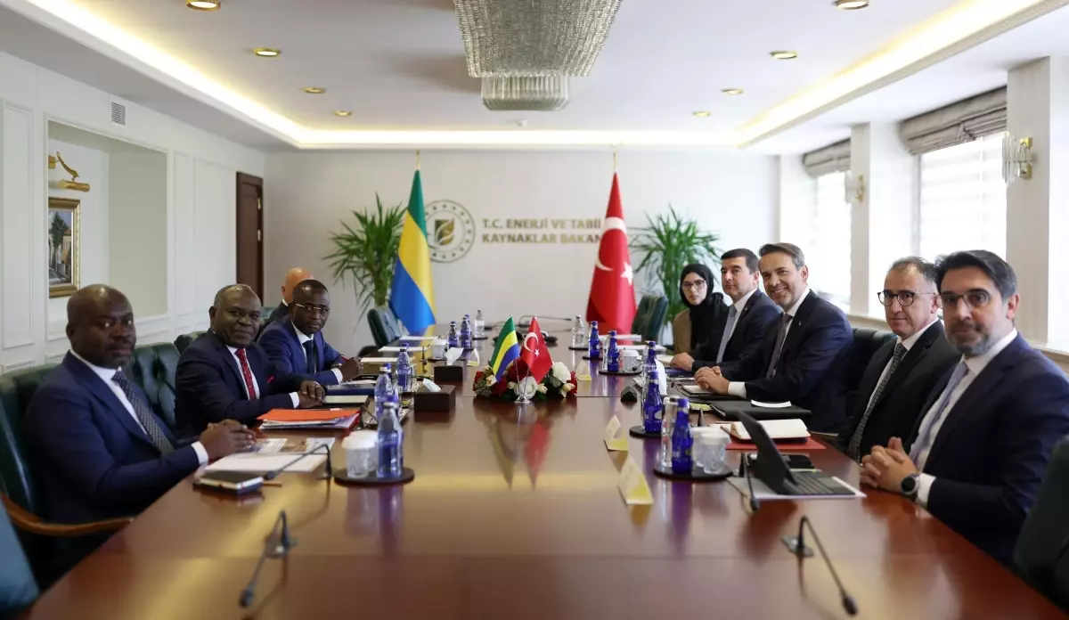 Bakan Bayraktar Gabon İle Enerji İşbirliği Görüşmesi Yaptı