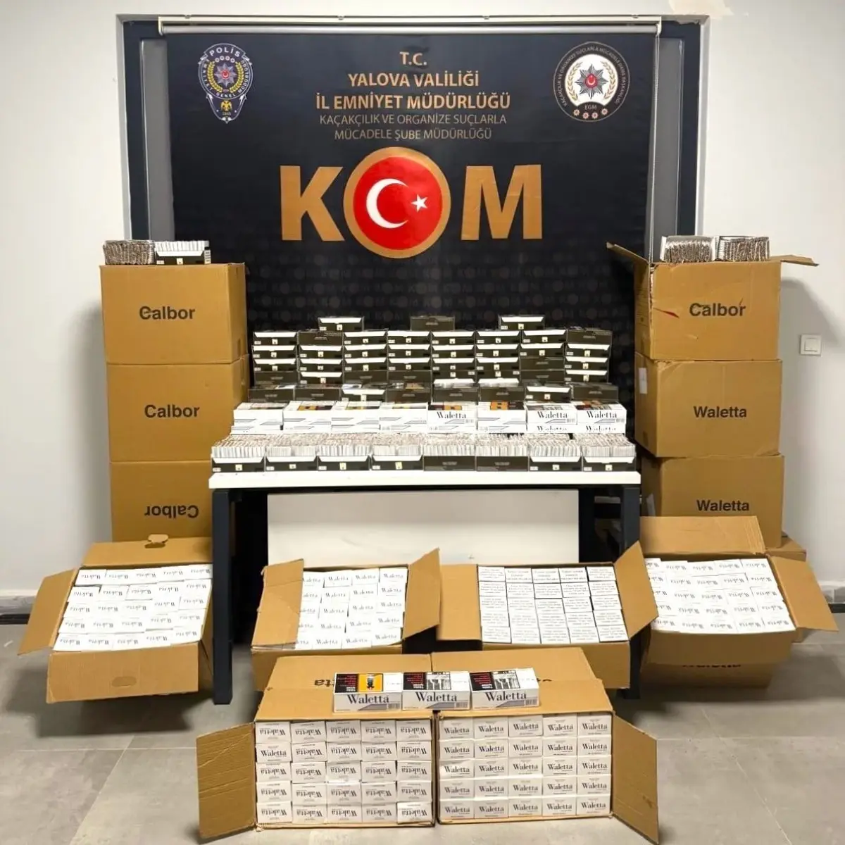 YALOVA\'da 150 Bin Dolu Makaron Ele Geçirildi