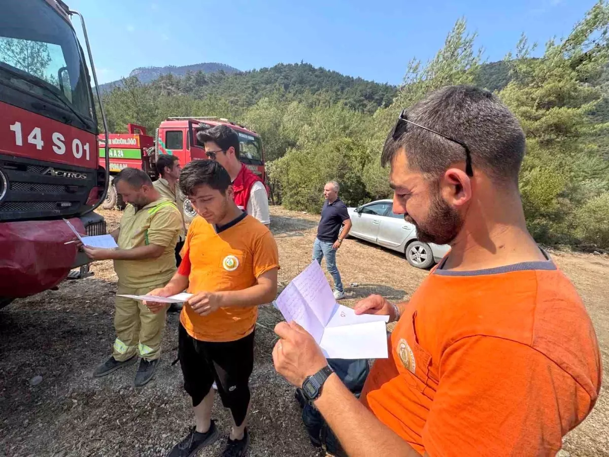 Gençlerden İtfaiyecilere Teşekkür Mektupları