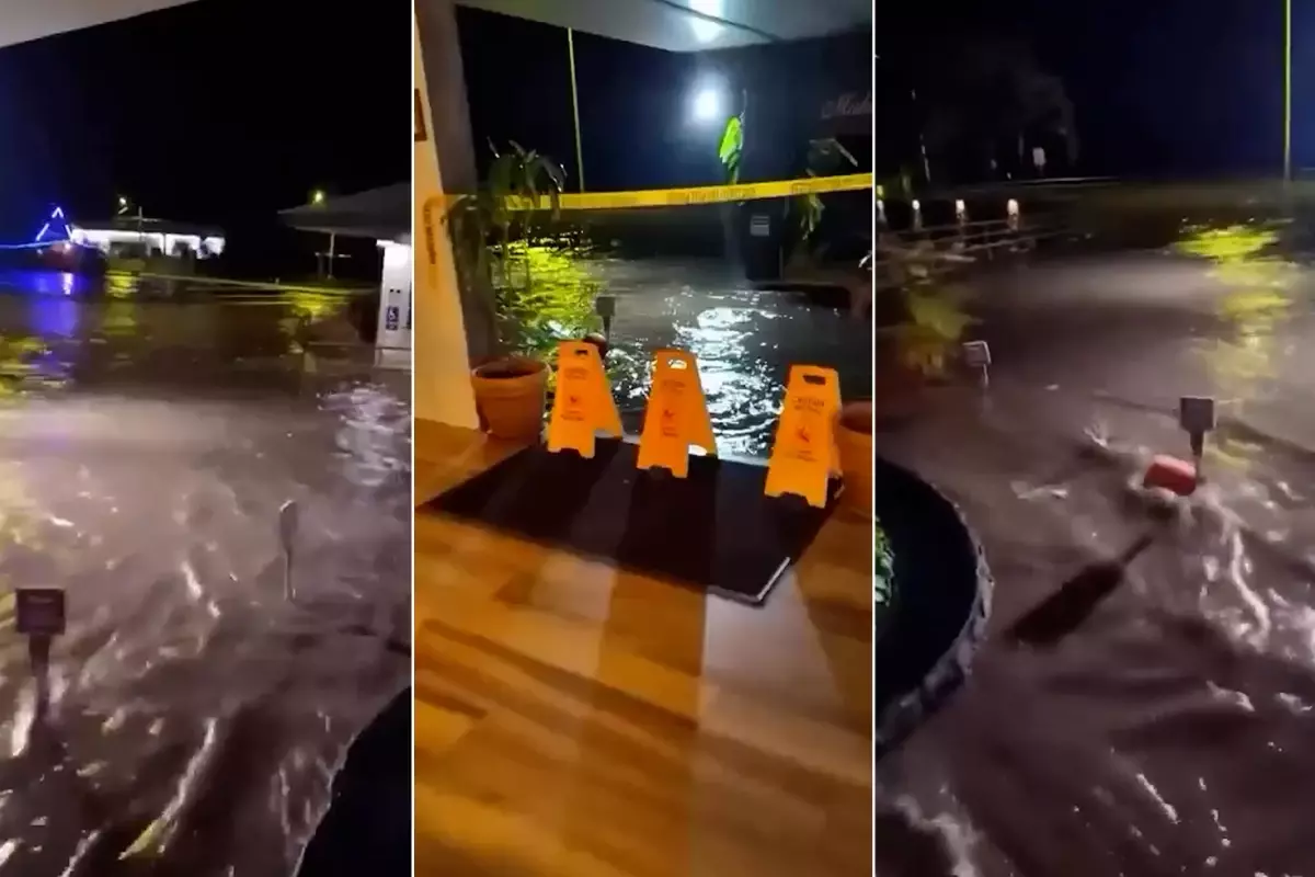 Tsunami dalgaları Hawaii\'ya ulaştı! İşte ilk görüntüler