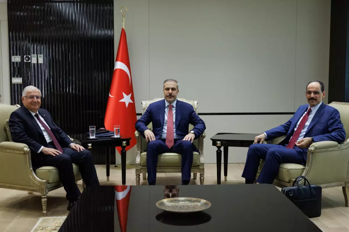 Hakan Fidan, Güler ve Kalın Görüştü