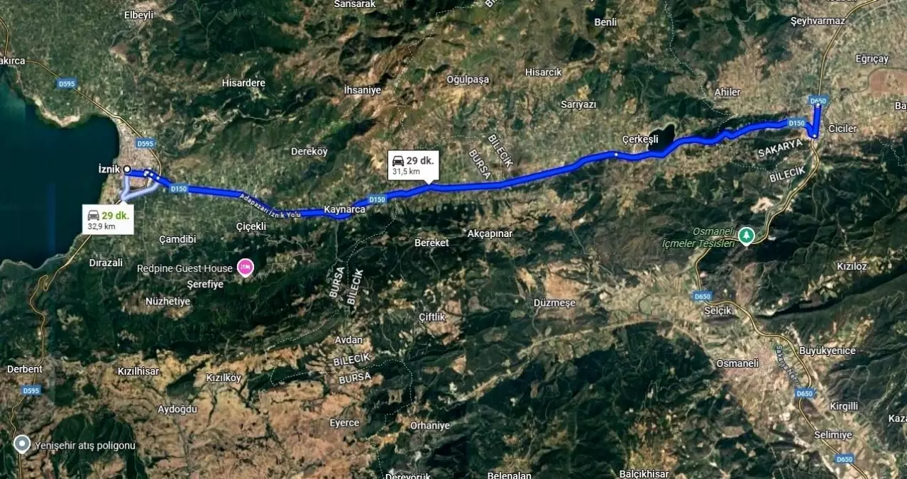 İznik-Mekece Yolu İhalesi 28 Ağustos 2025\'te Yapılacak