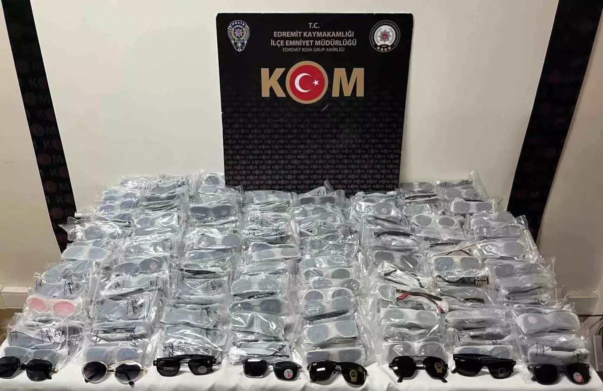 Balıkesir\'de Kaçak Alkol ve Gözlük Operasyonu